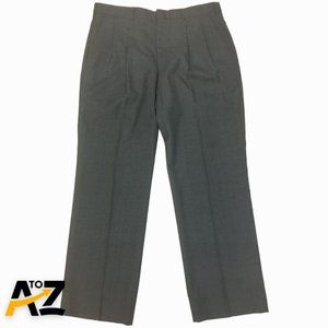 Bardstown Mens Dress Pants Size 36Wx30L Gray Pockets Button